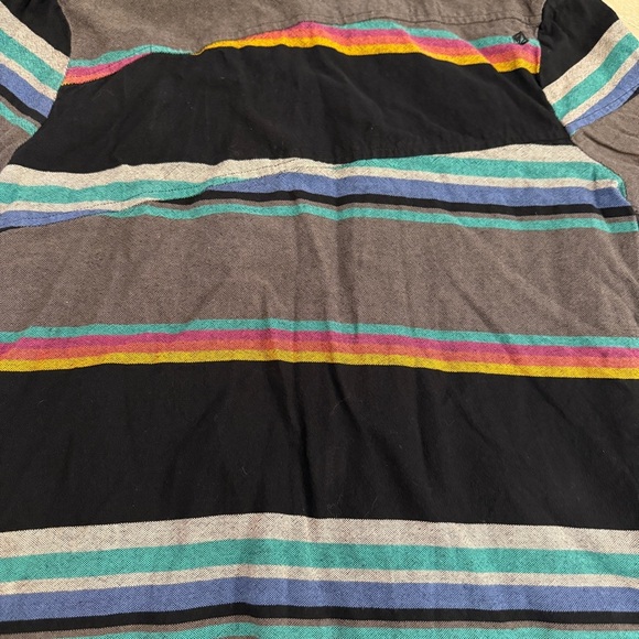 Volcom Enemy Lines Y2K Multicolor Striped Jacket Skater Surfer - Picture 10 of 11